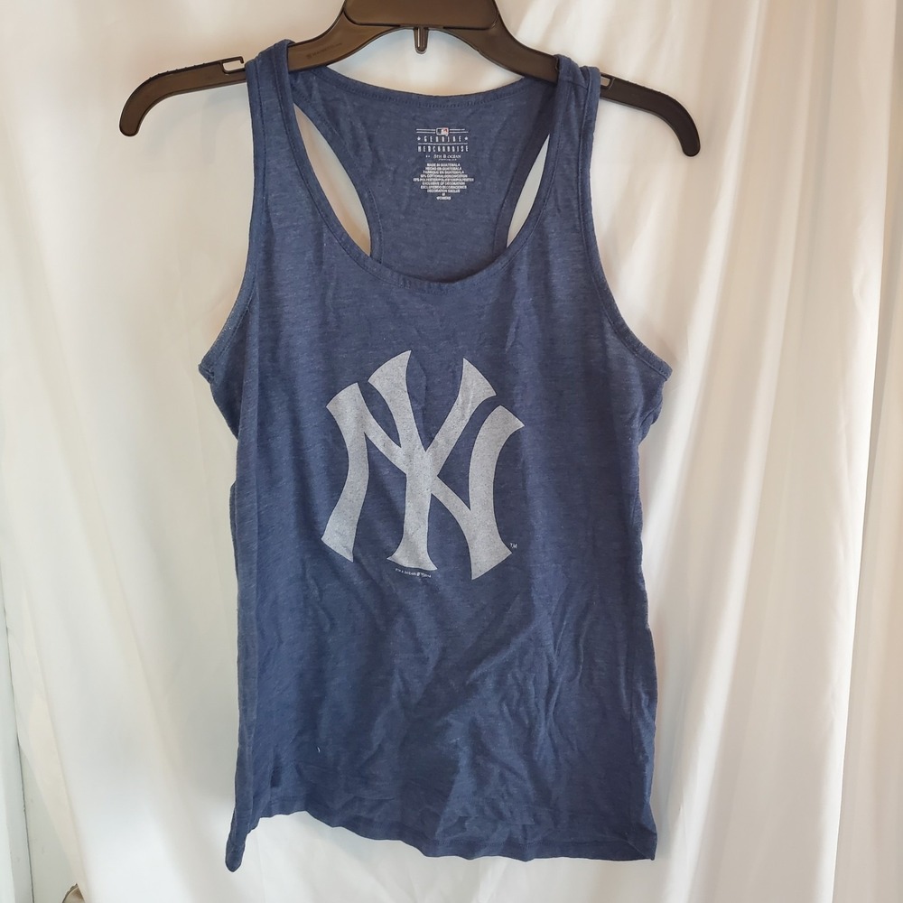 Women's New York Yankees Racerback Tank Top Medium Genuine‎ Merchandise